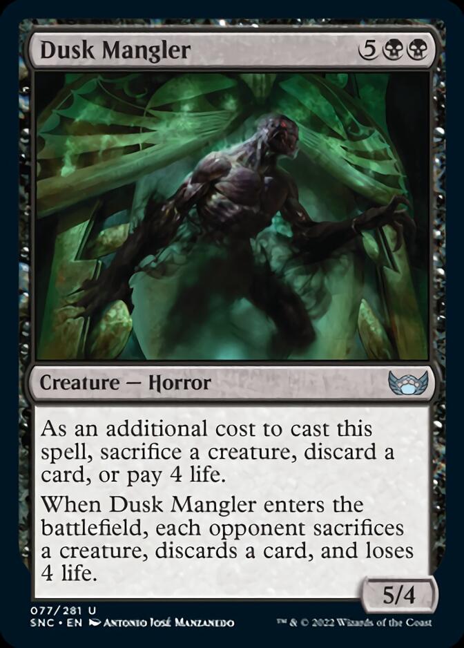 Dusk Mangler [Streets of New Capenna] | Golgari Games