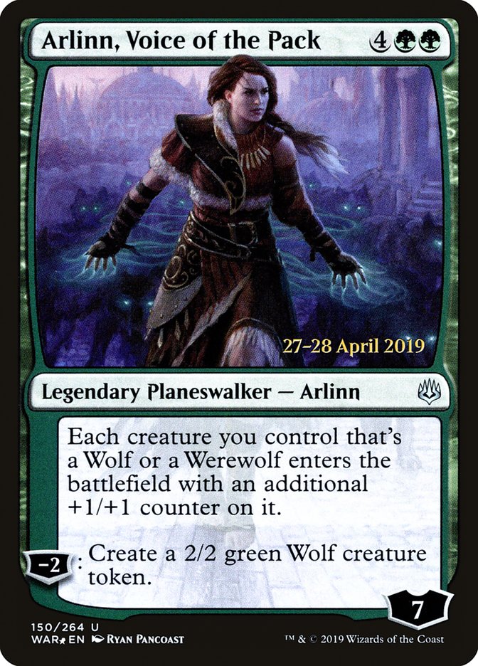 Arlinn, Voice of the Pack [War of the Spark Prerelease Promos] | Golgari Games