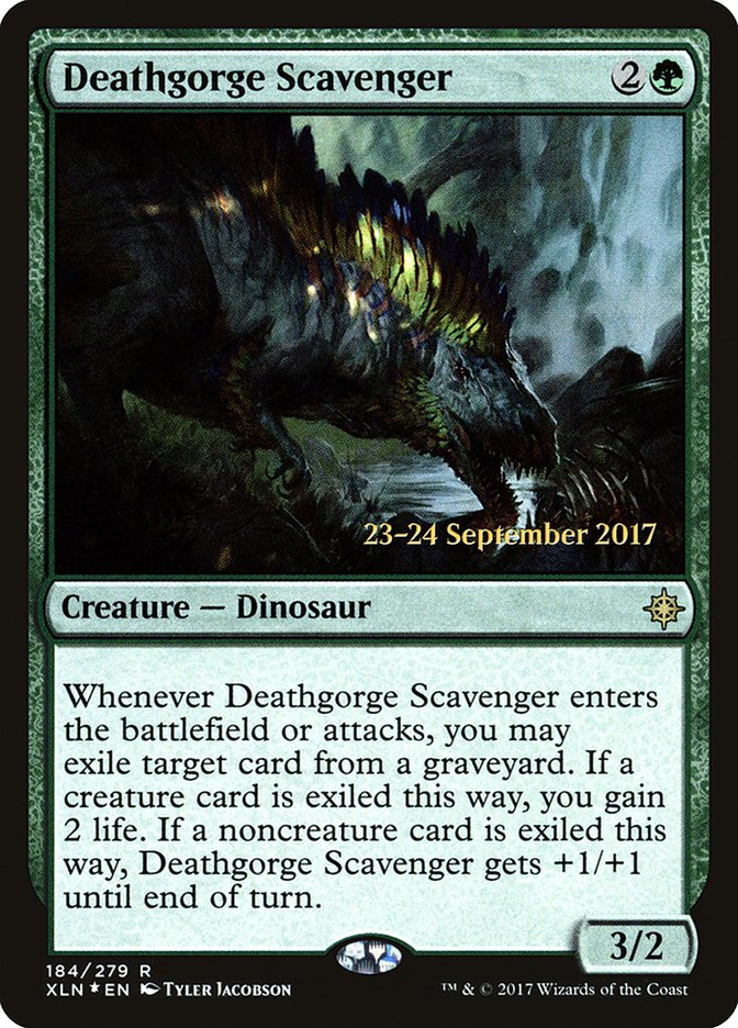 Deathgorge Scavenger [Ixalan Prerelease Promos] | Golgari Games