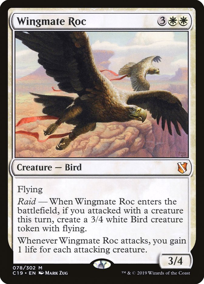 Wingmate Roc [Commander 2019] | Golgari Games