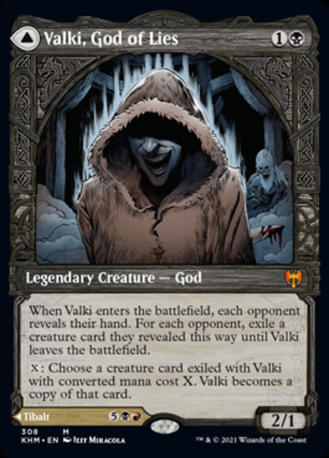 Valki, God of Lies // Tibalt, Cosmic Impostor (Showcase) [Kaldheim] | Golgari Games