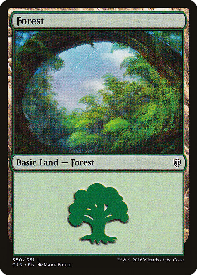 Forest (350) [Commander 2016] | Local Legends