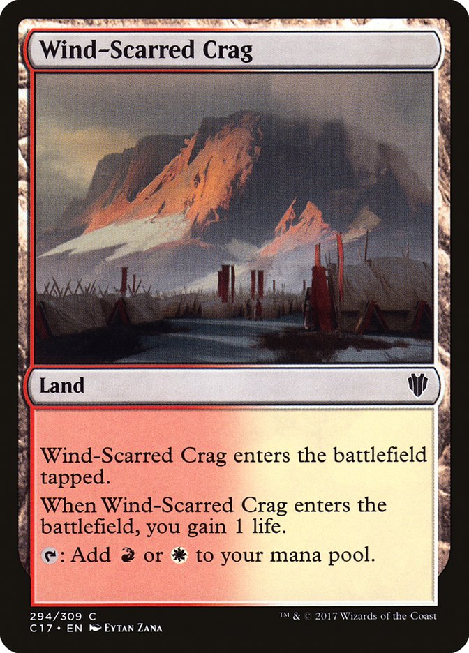 Wind-Scarred Crag [Commander 2017] | Golgari Games