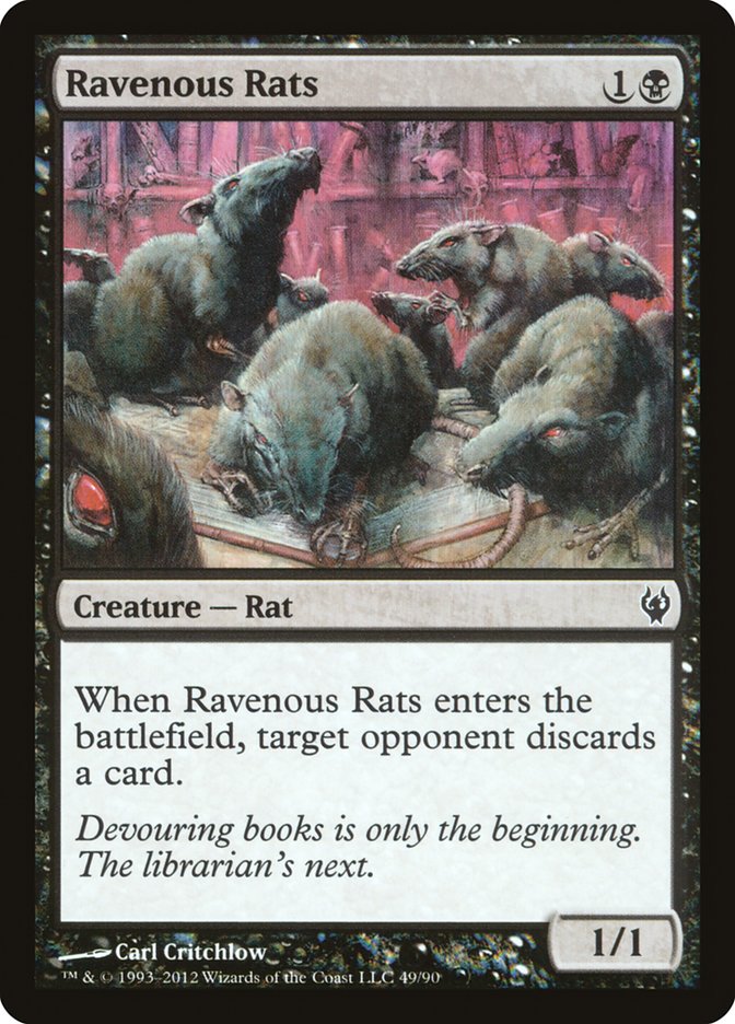 Ravenous Rats [Duel Decks: Izzet vs. Golgari] | Golgari Games