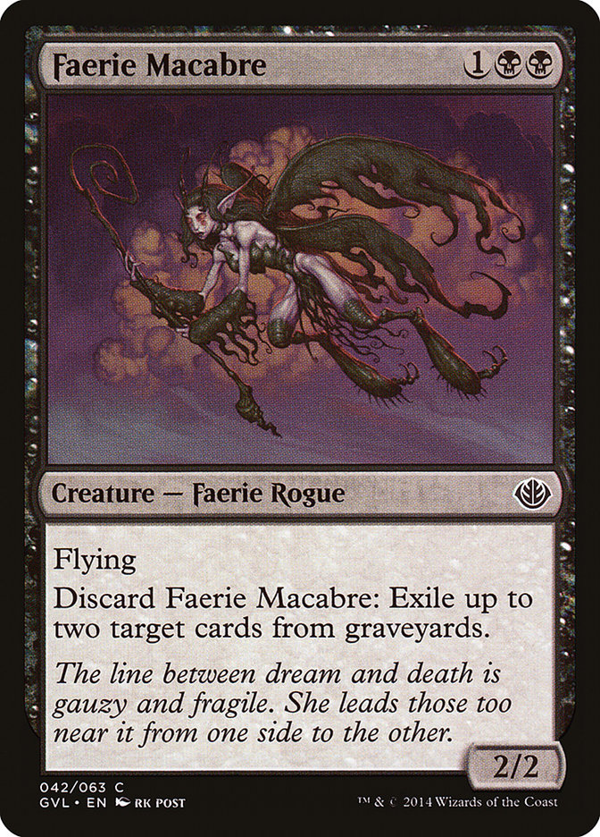 Faerie Macabre (Garruk vs. Liliana) [Duel Decks Anthology] | Local Legends