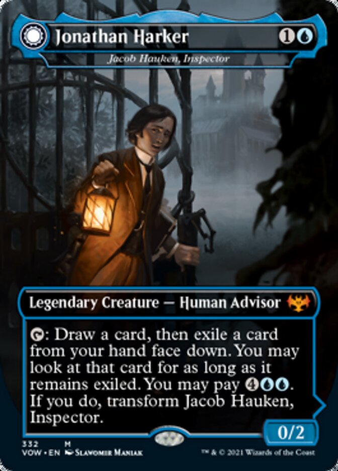 Jacob Hauken, Inspector // Hauken's Insight - Jonathan Harker // Harker's Obsessive Inquiry [Innistrad: Crimson Vow] | Local Legends