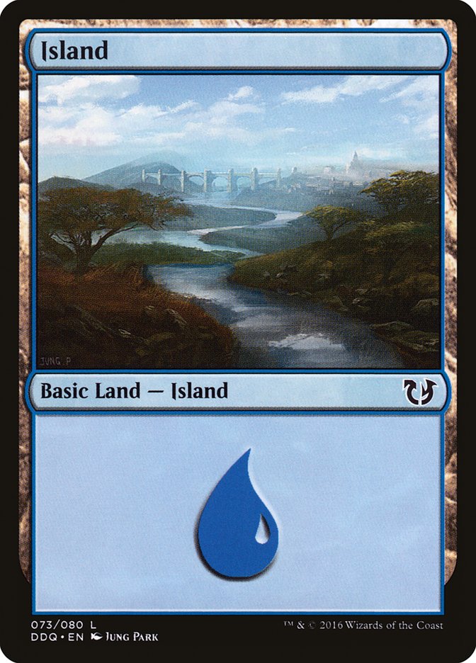 Island (73) [Duel Decks: Blessed vs. Cursed] | Golgari Games