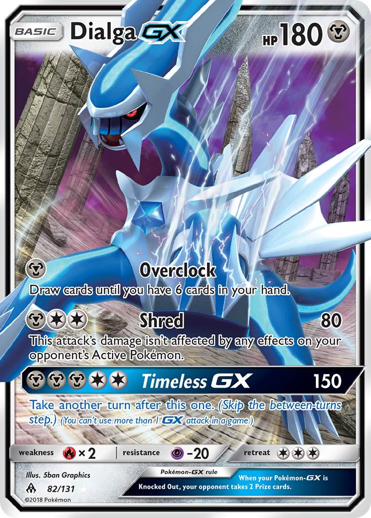 Dialga GX (82/131) [Sun & Moon: Forbidden Light] | Golgari Games