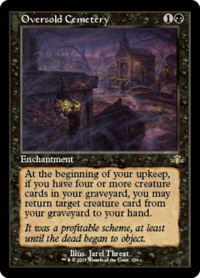Oversold Cemetery (Retro) [Dominaria Remastered] | Local Legends
