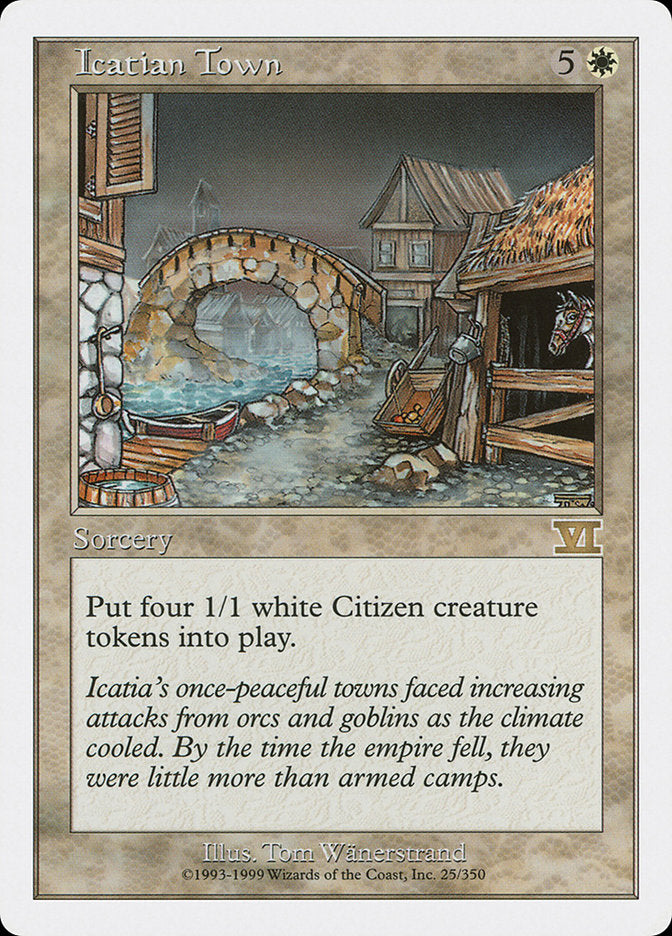 Icatian Town [Classic Sixth Edition] | Golgari Games