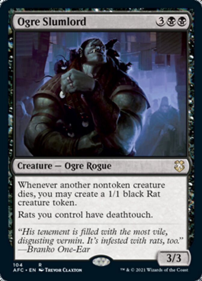 Ogre Slumlord [Dungeons & Dragons: Adventures in the Forgotten Realms Commander] | Golgari Games