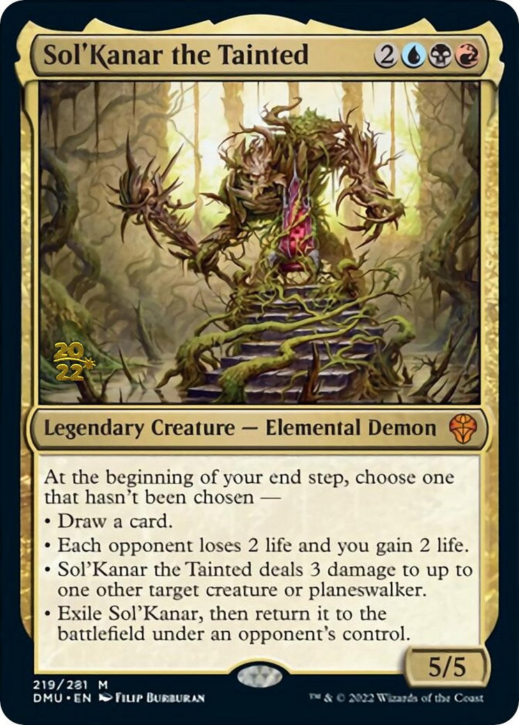 Sol'Kanar the Tainted [Dominaria United Prerelease Promos] | Golgari Games