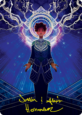 Brainstorm Art Card (Gold-Stamped Signature) [Strixhaven: School of Mages Art Series] | Local Legends