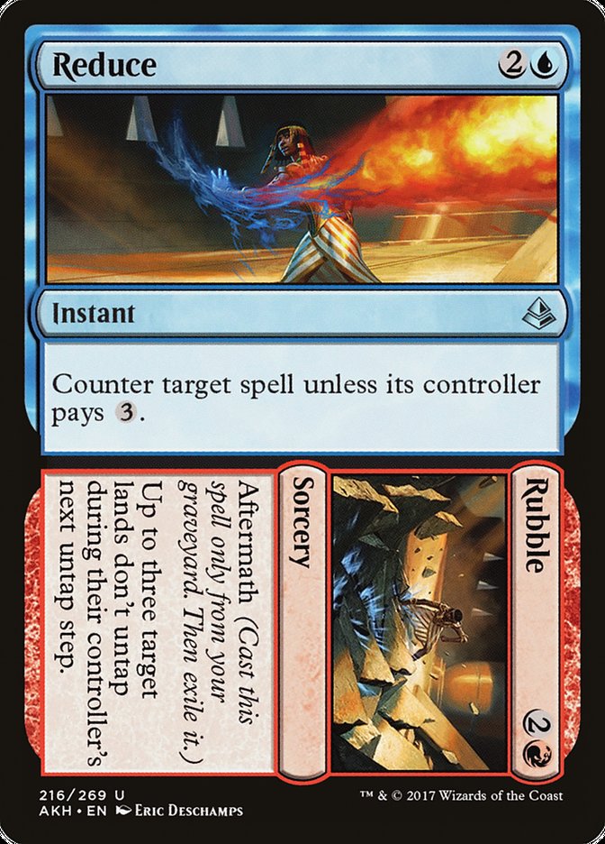 Reduce // Rubble [Amonkhet] | Local Legends