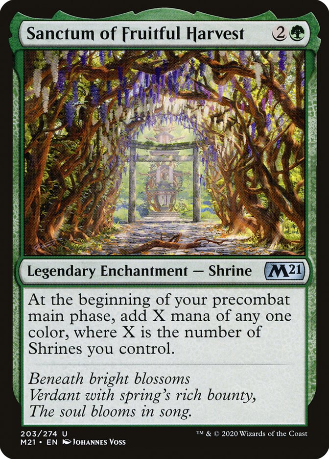 Sanctum of Fruitful Harvest [Core Set 2021] | Golgari Games