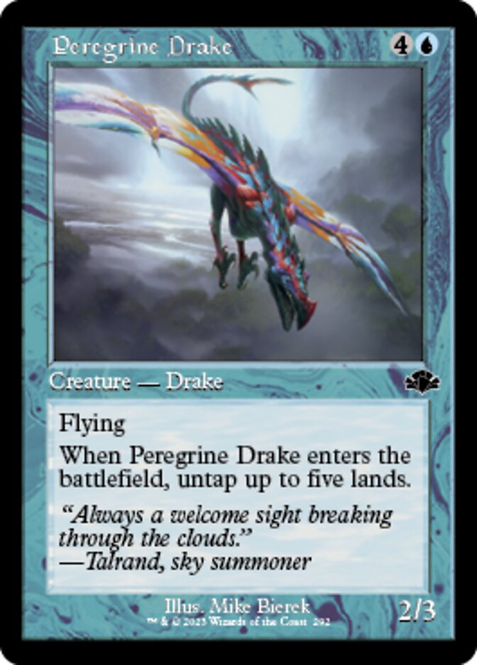Peregrine Drake (Retro) [Dominaria Remastered] | Local Legends