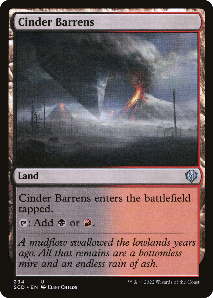 Cinder Barrens [Starter Commander Decks] | Local Legends