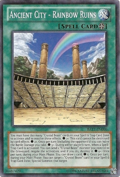 Ancient City - Rainbow Ruins [BATT-EN006] Starfoil Rare | Golgari Games