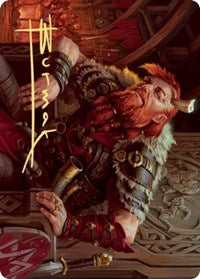 Arni Brokenbrow Art Card (Gold-Stamped Signature) [Kaldheim Art Series] | Local Legends