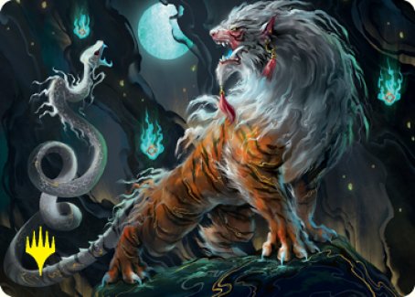 Gloomshrieker Art Card (Gold-Stamped Signature) [Kamigawa: Neon Dynasty Art Series] | Local Legends