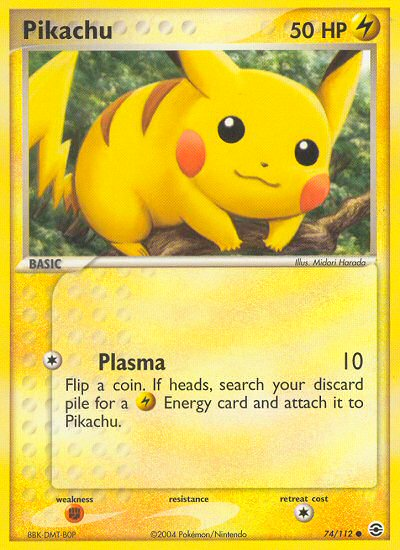 Pikachu (74/112) [EX: FireRed & LeafGreen] | Golgari Games