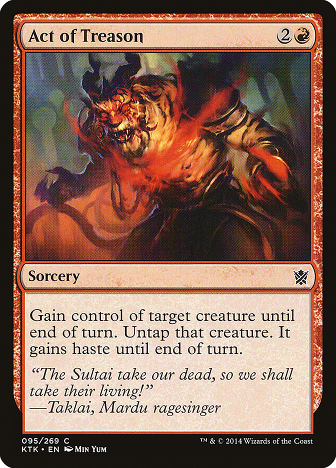 Act of Treason [Khans of Tarkir] | Local Legends