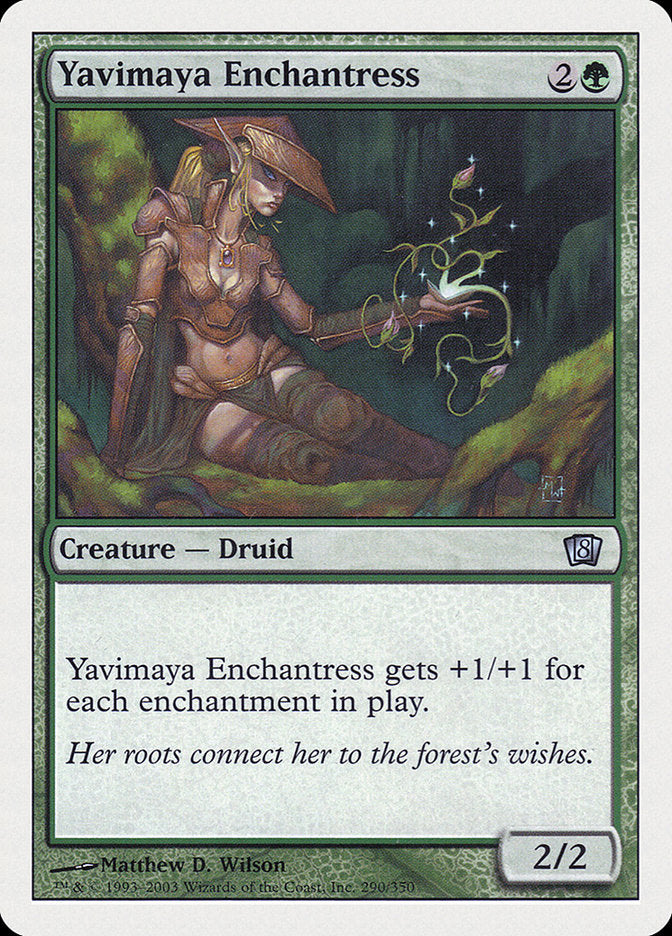 Yavimaya Enchantress [Eighth Edition] | Golgari Games