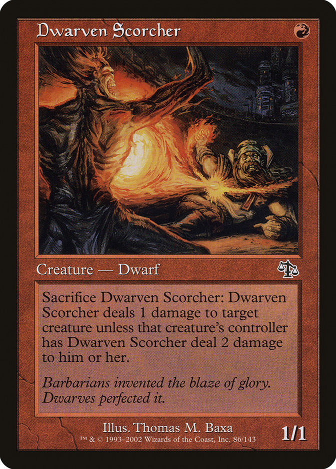 Dwarven Scorcher [Judgment] | Local Legends