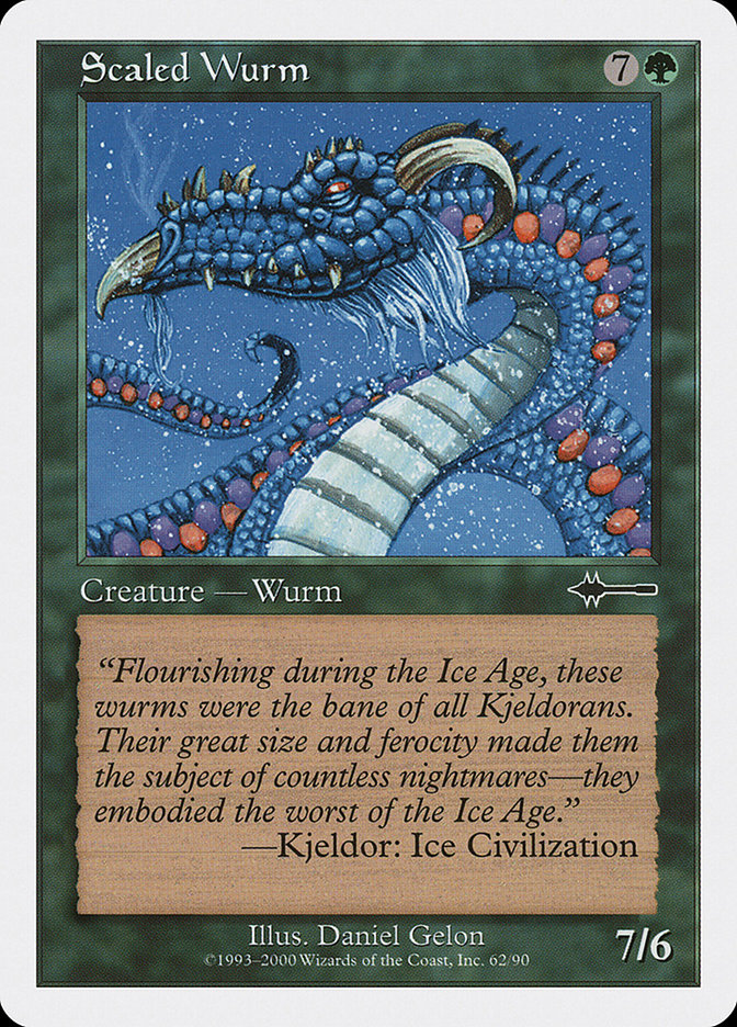 Scaled Wurm [Beatdown] | Golgari Games