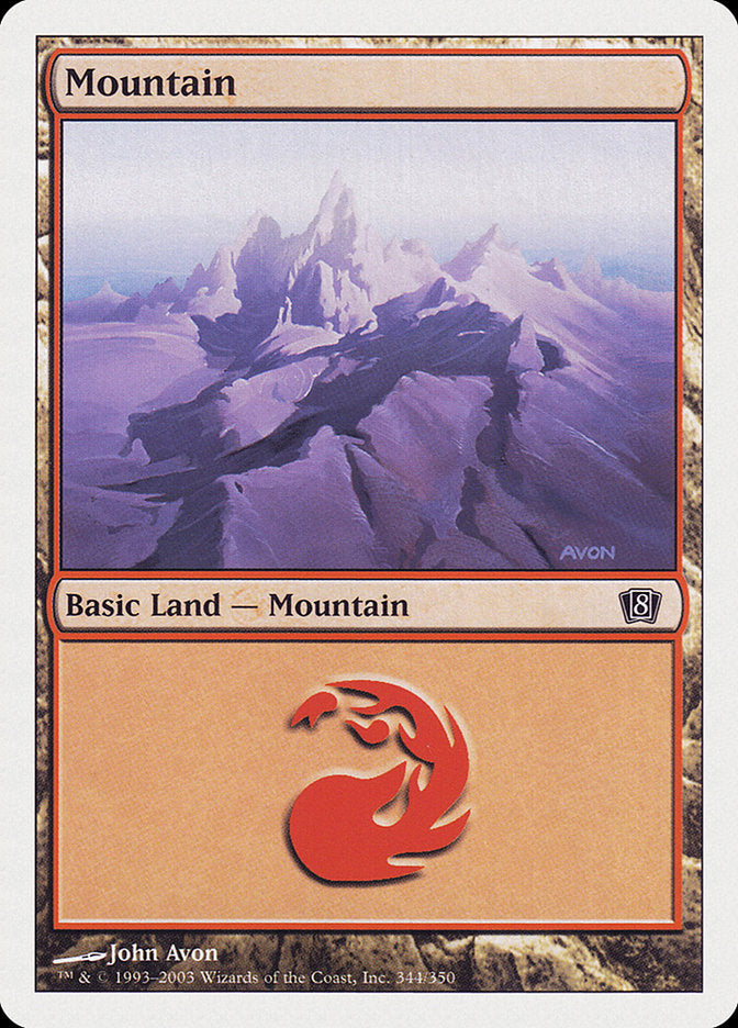 Mountain (344) [Eighth Edition] | Local Legends