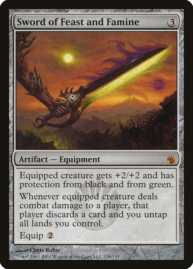 Sword of Feast and Famine [Mirrodin Besieged] | Golgari Games