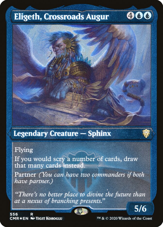 Eligeth, Crossroads Augur (Etched) [Commander Legends] | Local Legends