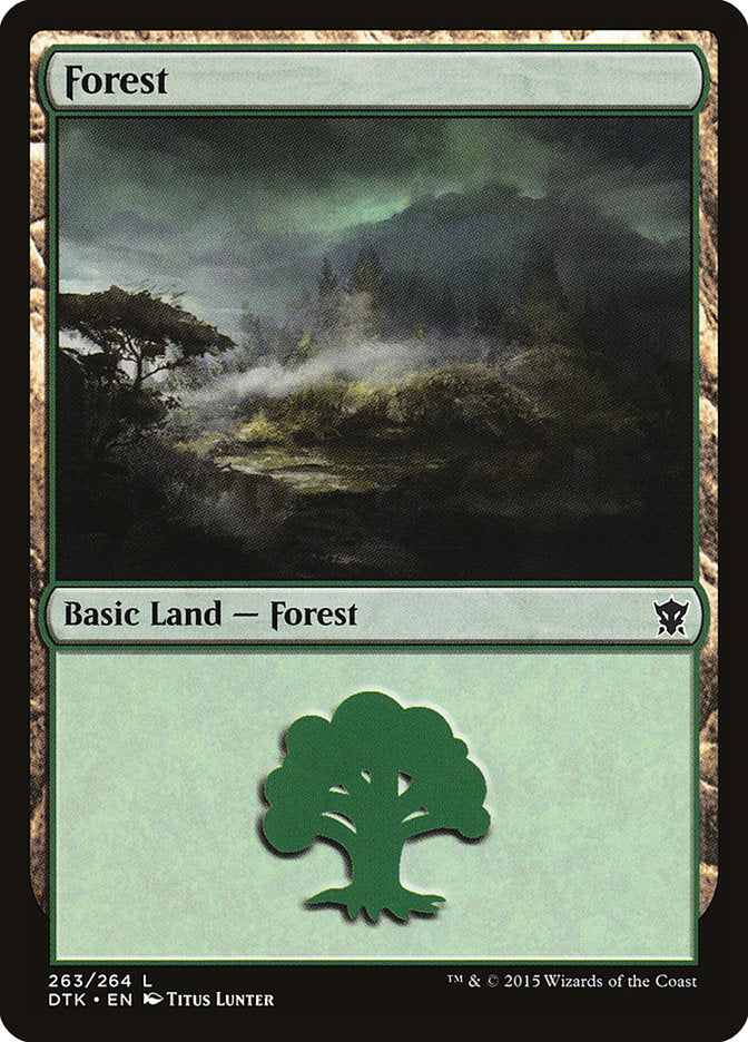 Forest (263) [Dragons of Tarkir] | Golgari Games