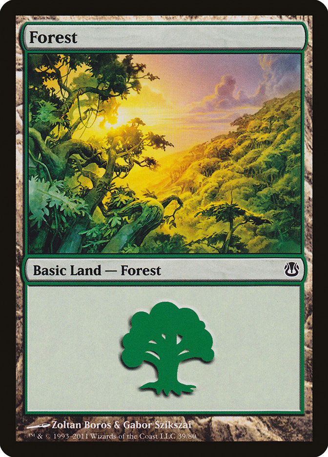 Forest (39) [Duel Decks: Ajani vs. Nicol Bolas] | Local Legends