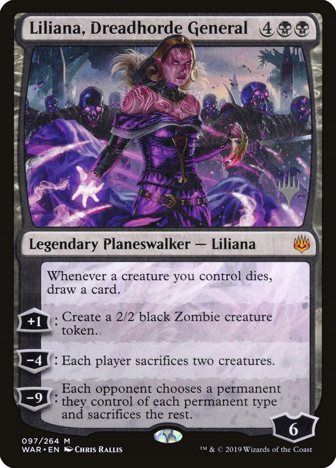 Liliana, Dreadhorde General (Promo Pack) [War of the Spark Promos] | Golgari Games