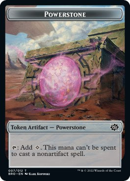 Scrap // Powerstone Double-Sided Token [The Brothers' War Commander Tokens] | Local Legends