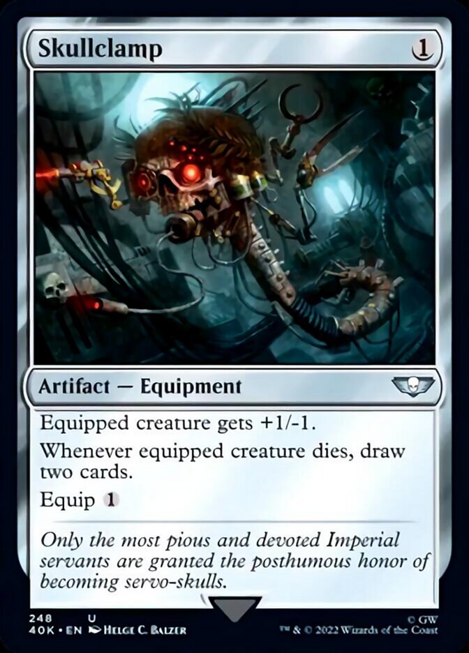 Skullclamp (Surge Foil) [Universes Beyond: Warhammer 40,000] | Local Legends