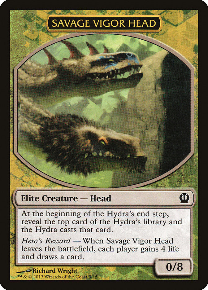 Savage Vigor Head [Theros Face the Hydra] | Local Legends