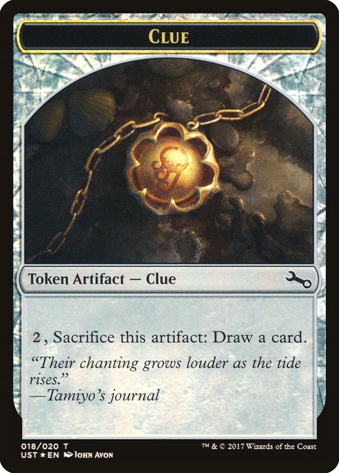 Clue // Clue Double-sided Token [Unstable Tokens] | Local Legends