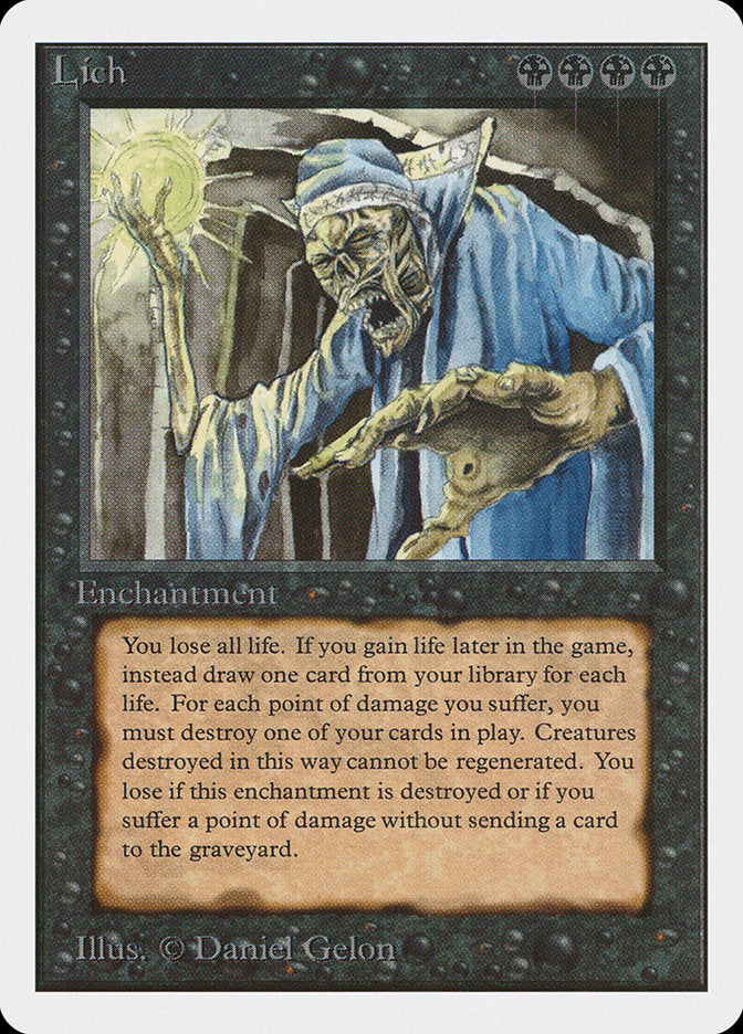 Lich [Unlimited Edition] | Golgari Games