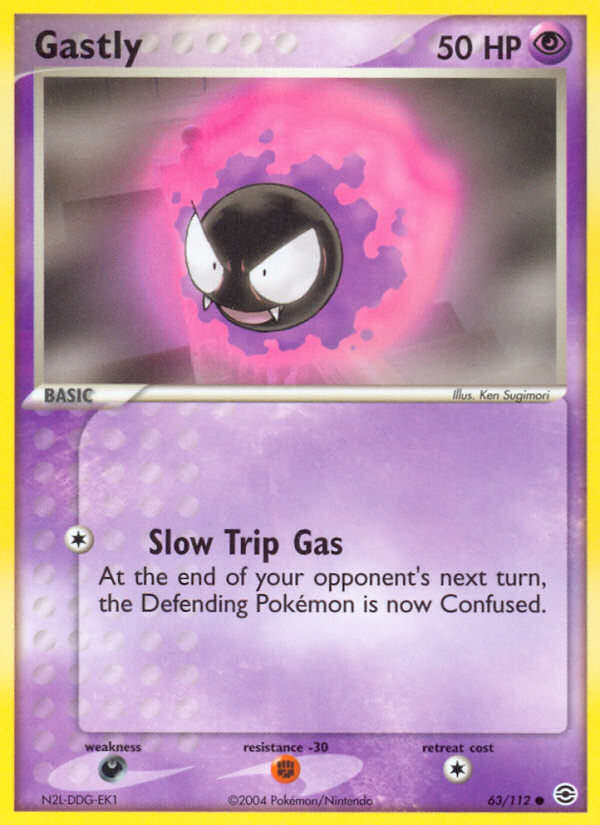 Gastly (63/112) [EX: FireRed & LeafGreen] | Golgari Games