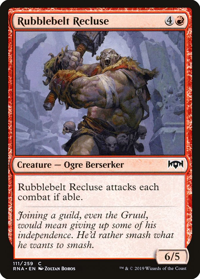 Rubblebelt Recluse [Ravnica Allegiance] | Golgari Games