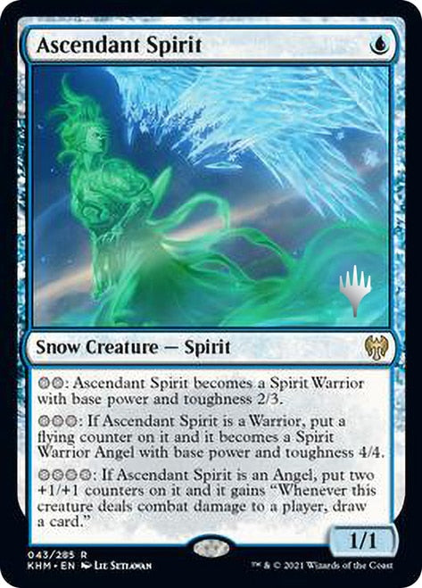 Ascendant Spirit (Promo Pack) [Kaldheim Promos] | Golgari Games