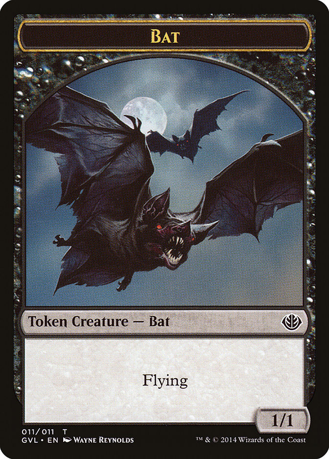 Bat Token (Garruk vs. Liliana) [Duel Decks Anthology Tokens] | Golgari Games