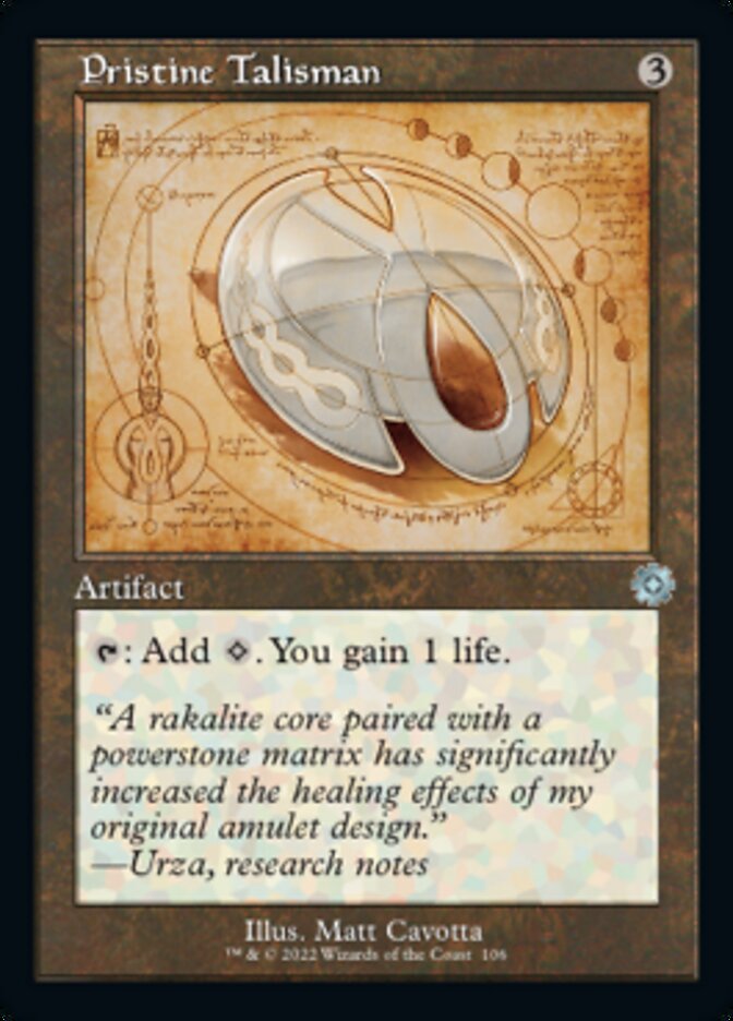 Pristine Talisman (Retro Schematic) [The Brothers' War Retro Artifacts] | Local Legends