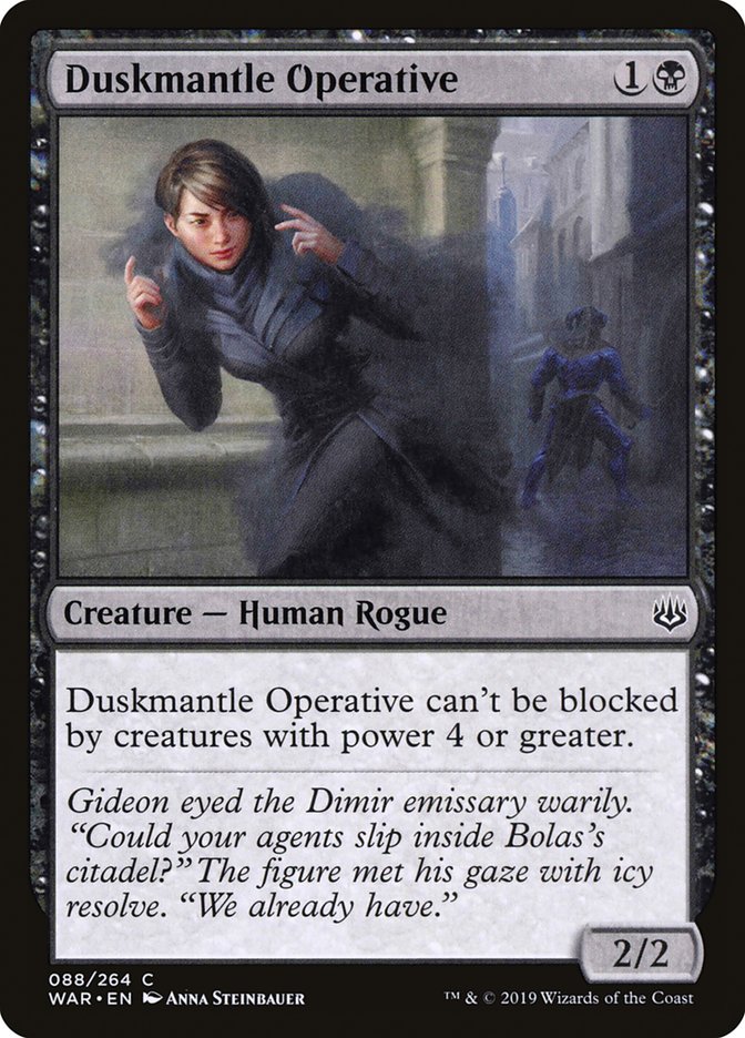 Duskmantle Operative [War of the Spark] | Golgari Games