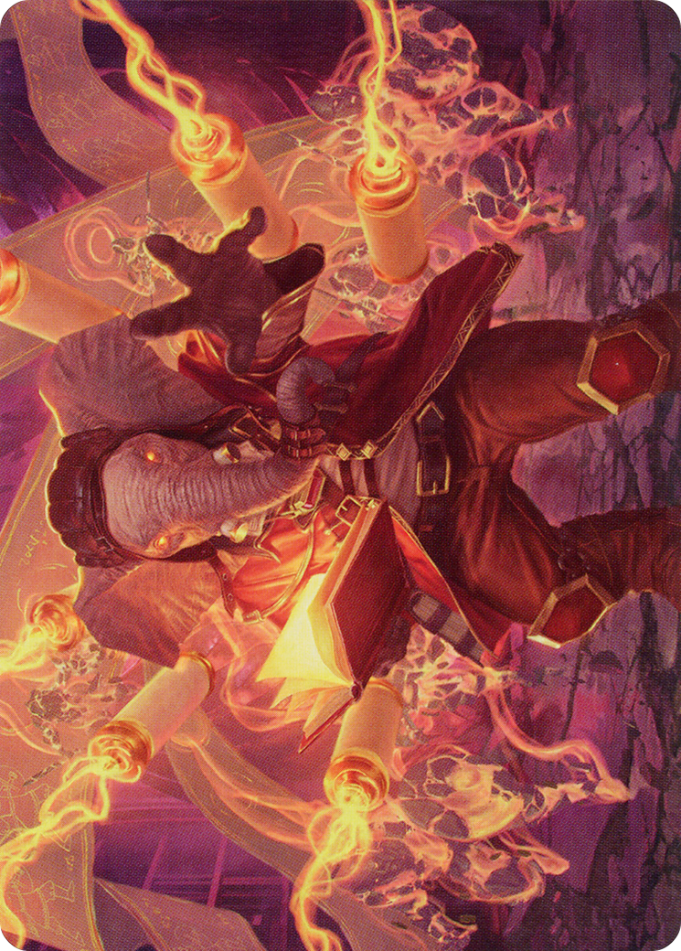 Quintorius, Loremaster Art Card (52) [March of the Machine Art Series] | Local Legends