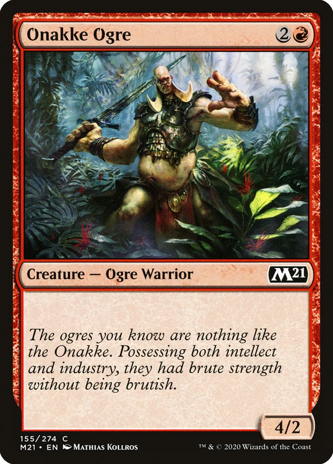 Onakke Ogre [Core Set 2021] | Golgari Games