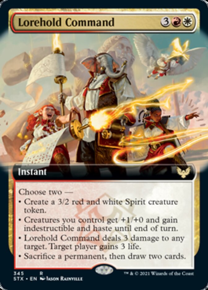 Lorehold Command (Extended Art) [Strixhaven: School of Mages] | Local Legends