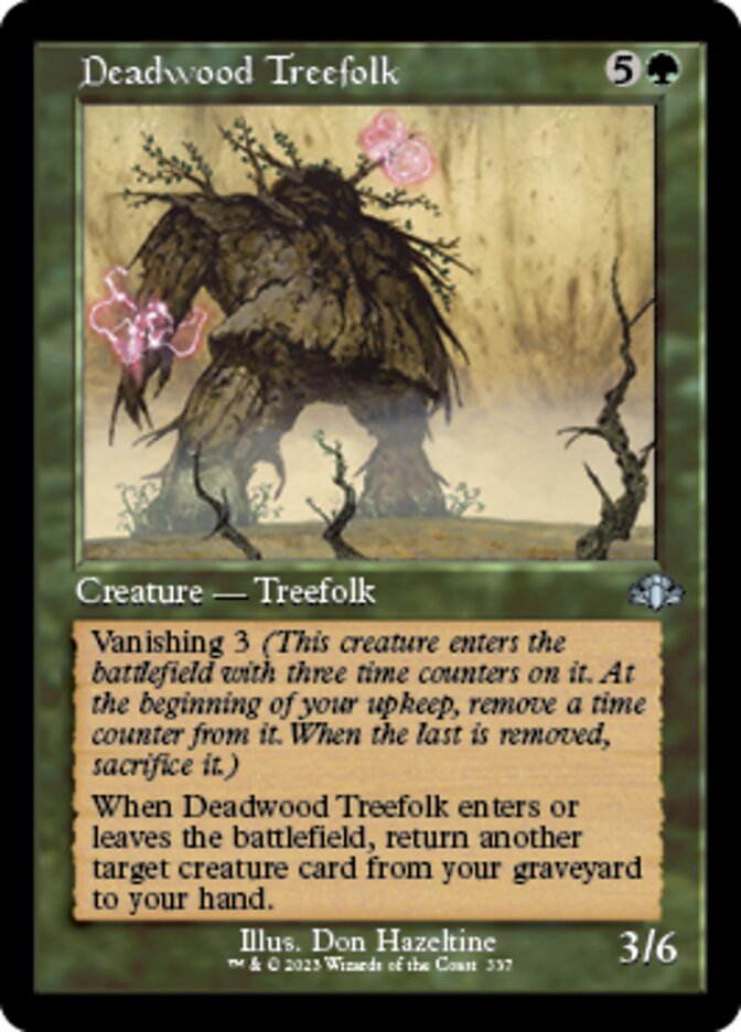 Deadwood Treefolk (Retro) [Dominaria Remastered] | Golgari Games